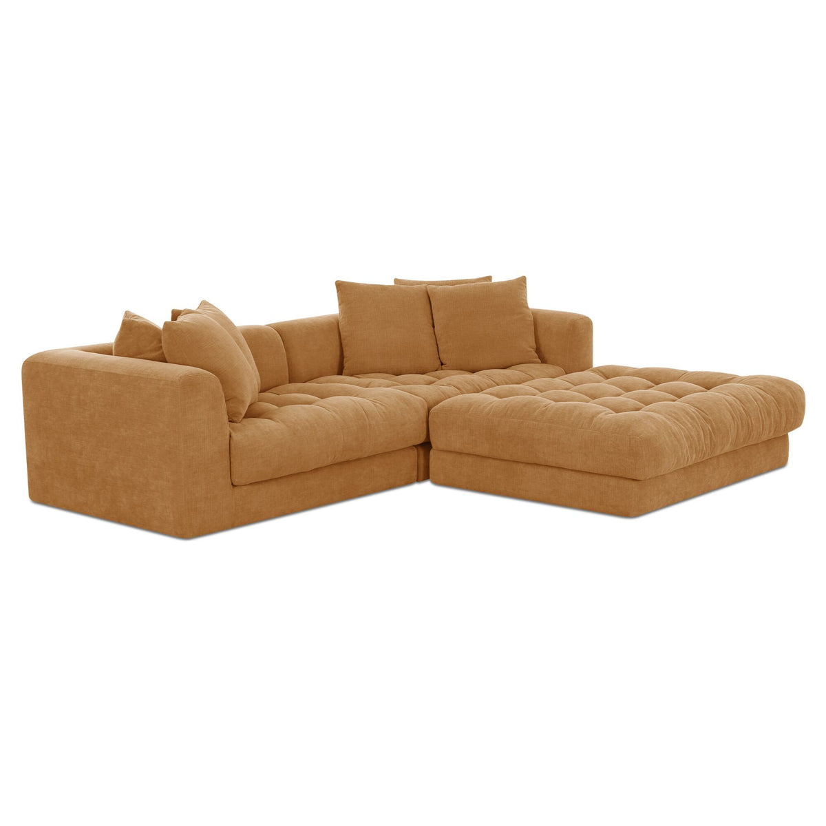 Davie - Nook Modular Sectional - Golden Yellow