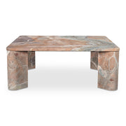 Segment - Coffee Table - Orange Lavante Marble