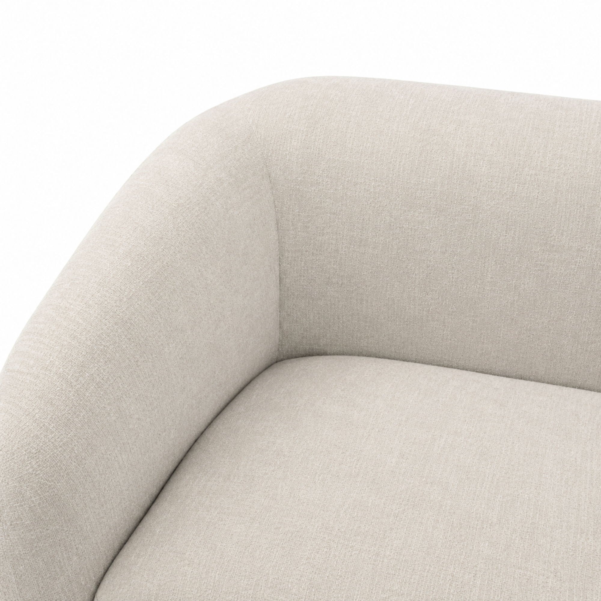 Yara - Distressed Chenille Loveseat - Sand