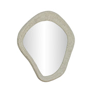 Orpheus - 35" x 31" Ribbed Wall Mirror - Faux Stone
