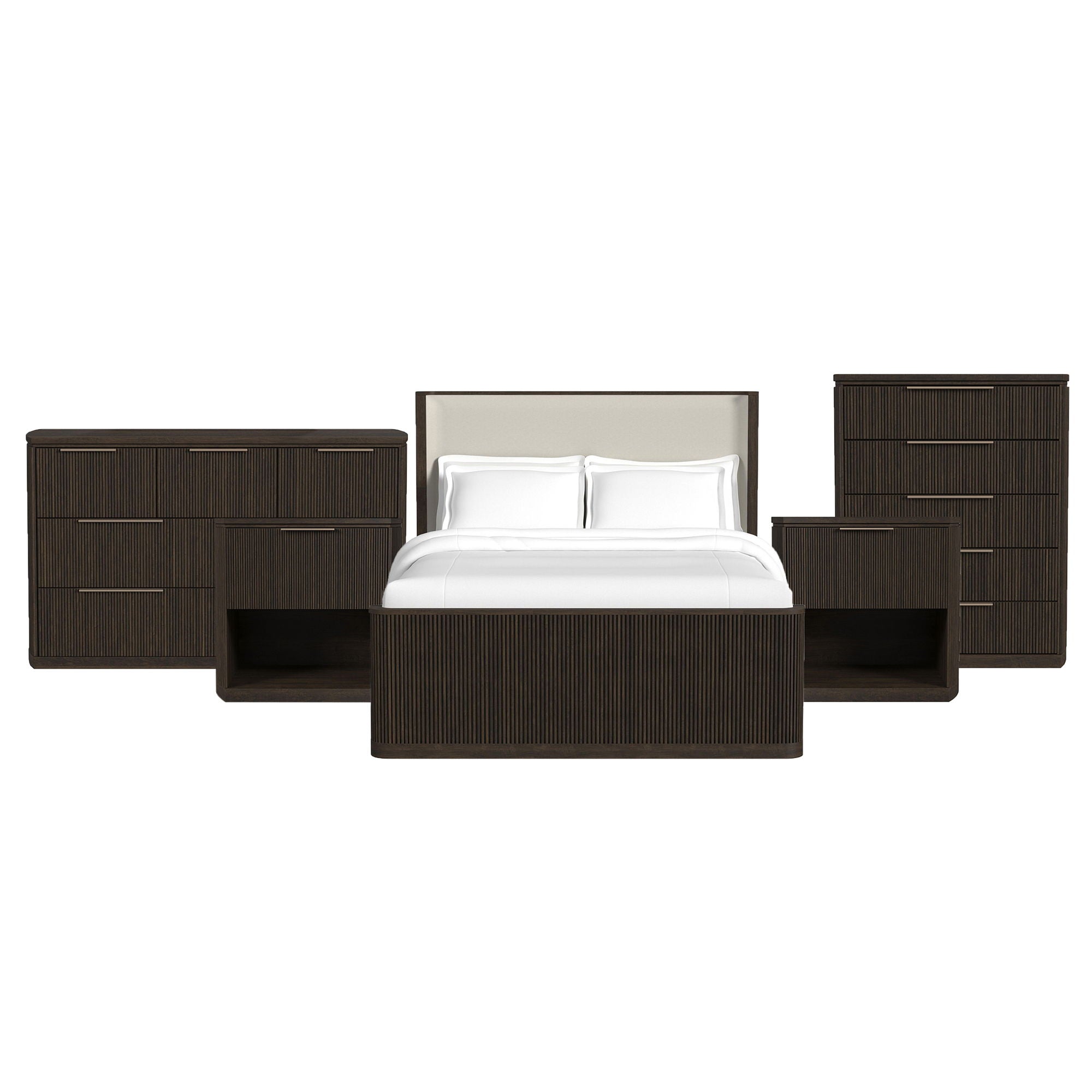 Sylvie - Bedroom Set With Upholstered Bed
