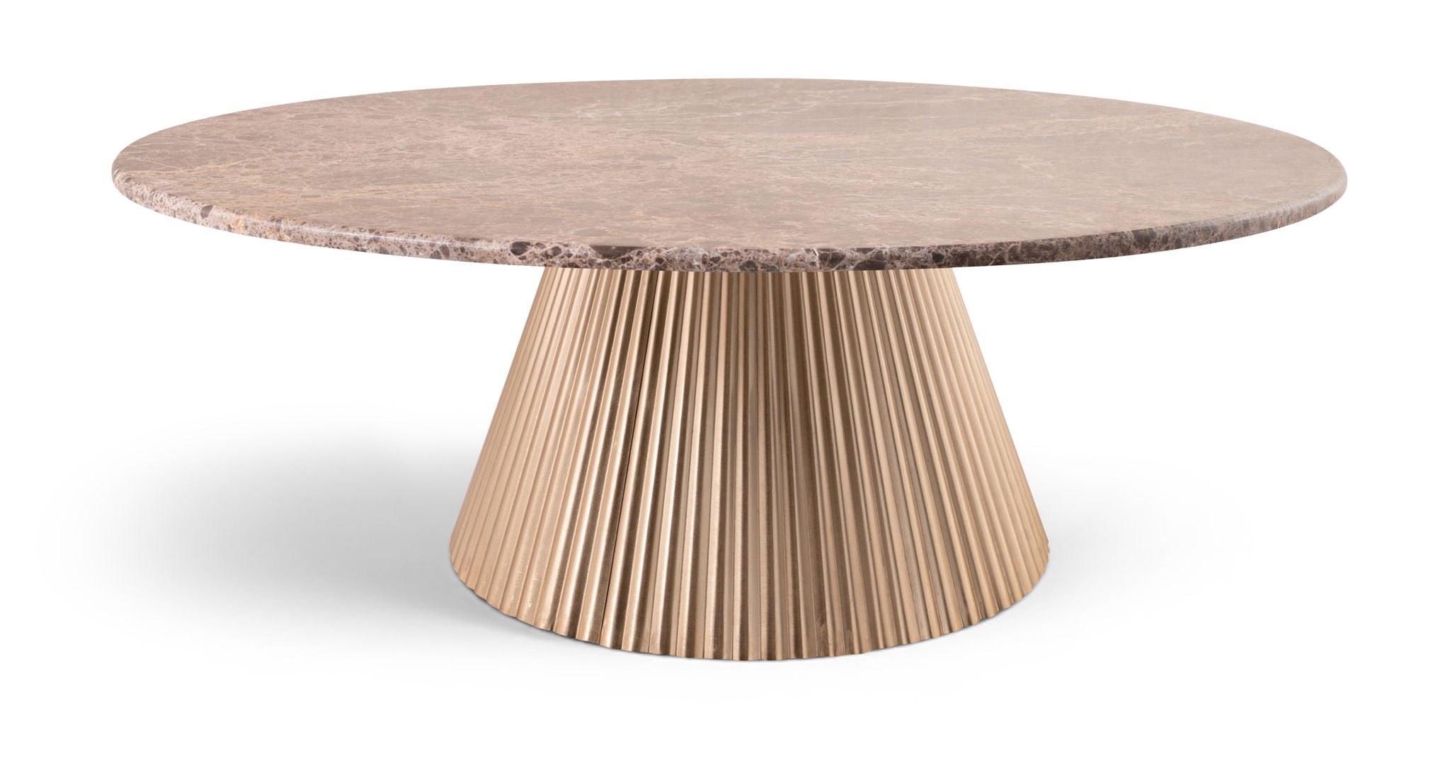 Cindra - Genuine Marble Top And Iron Base Table