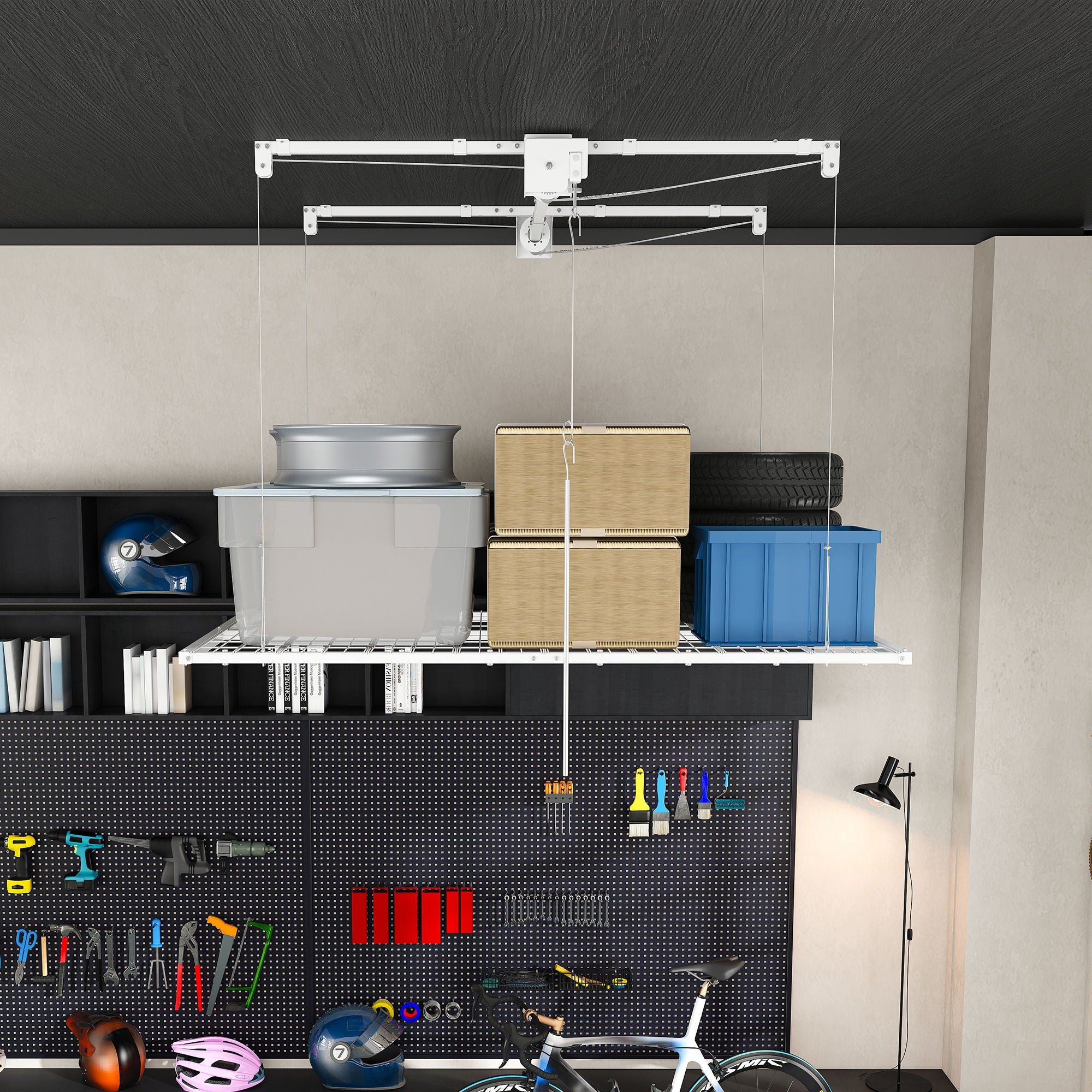 Overhead Garage Storage Rack