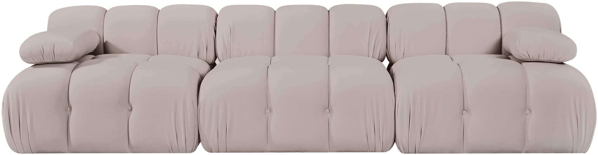 Orin - Velvet 3 Piece Modular Sofa