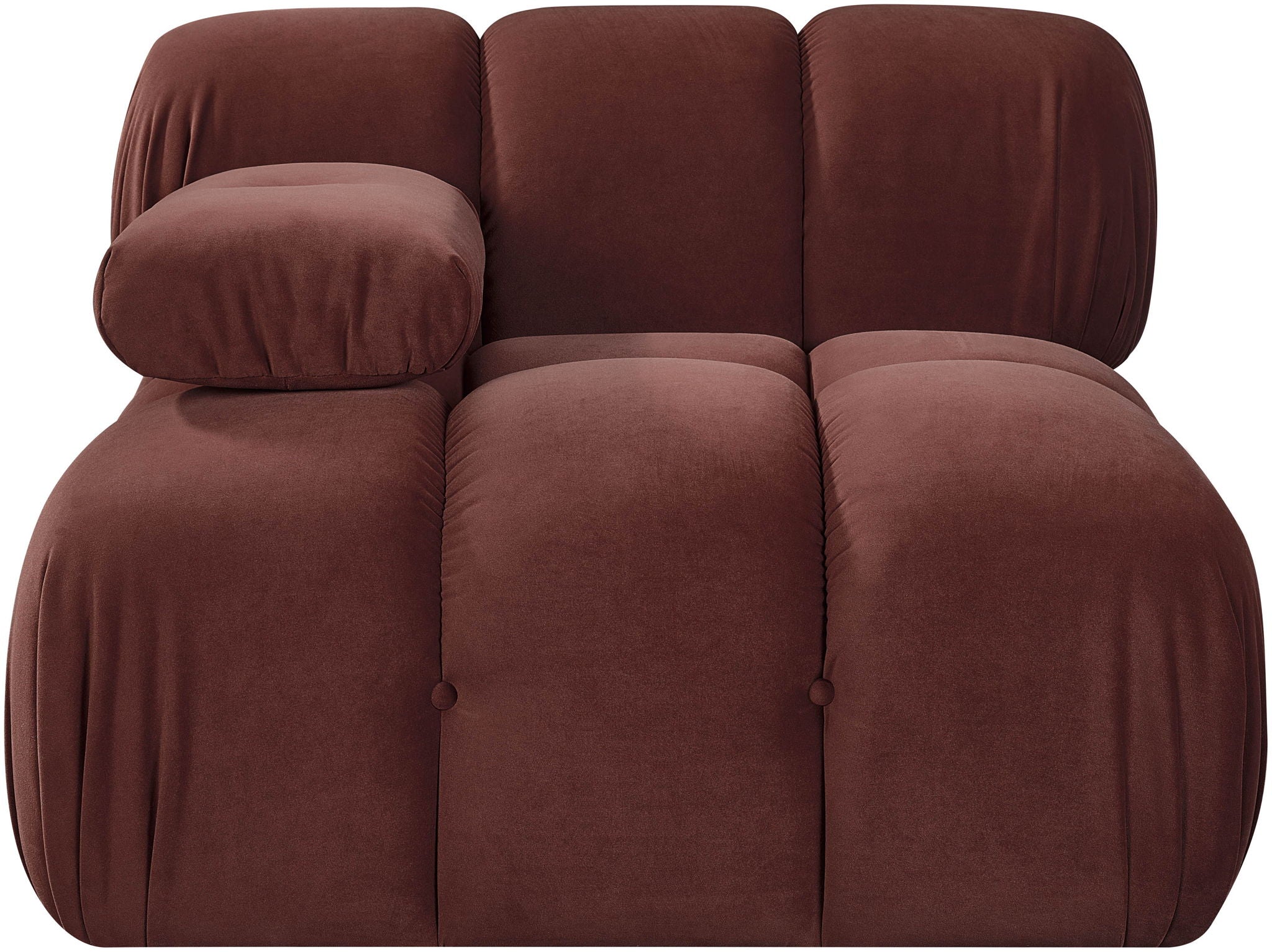 Orin - Velvet Performance Fabric Upholstered Modular Chair