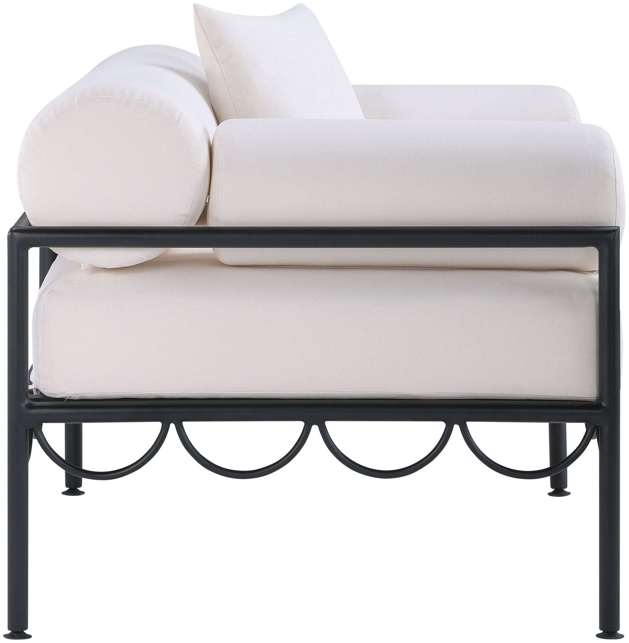 Portofino - Resilient Water Repellent Fabric Upholstered Outdoor Patio Chair