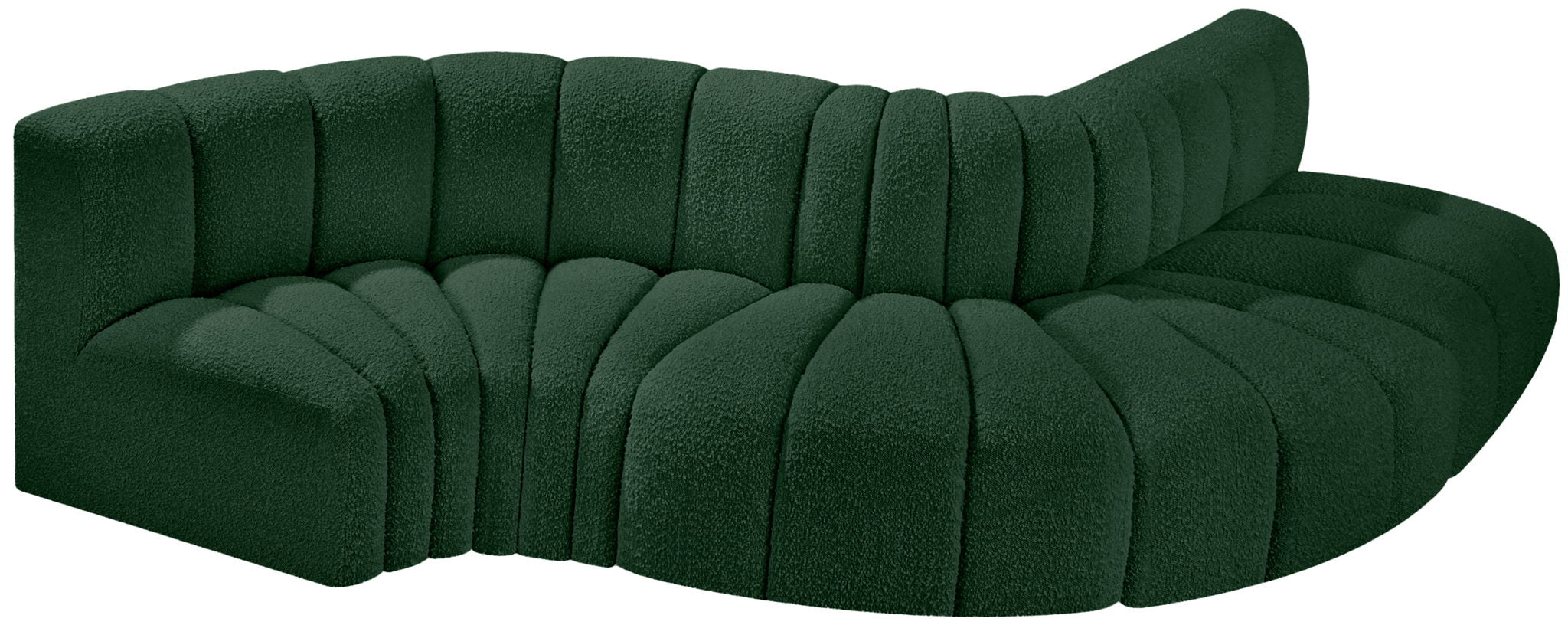 Arc - Boucle Fabric 5 Piece Modular Sofa