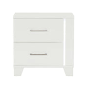 Kerren - Nightstand WIth LED Lighting - White