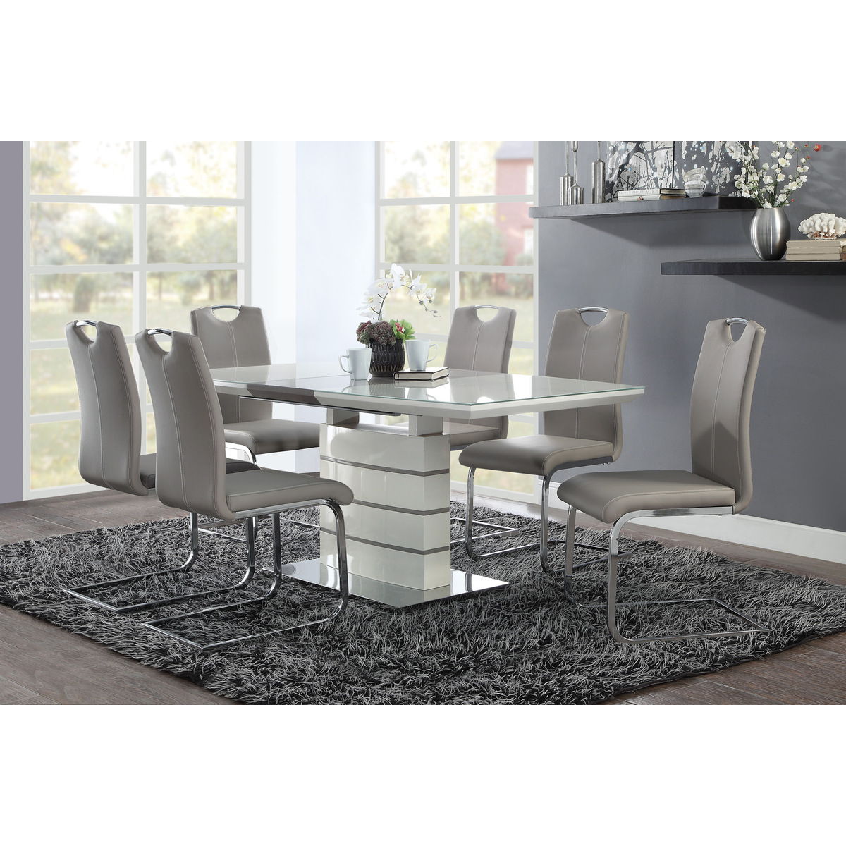 Glissand - Dining Table - White