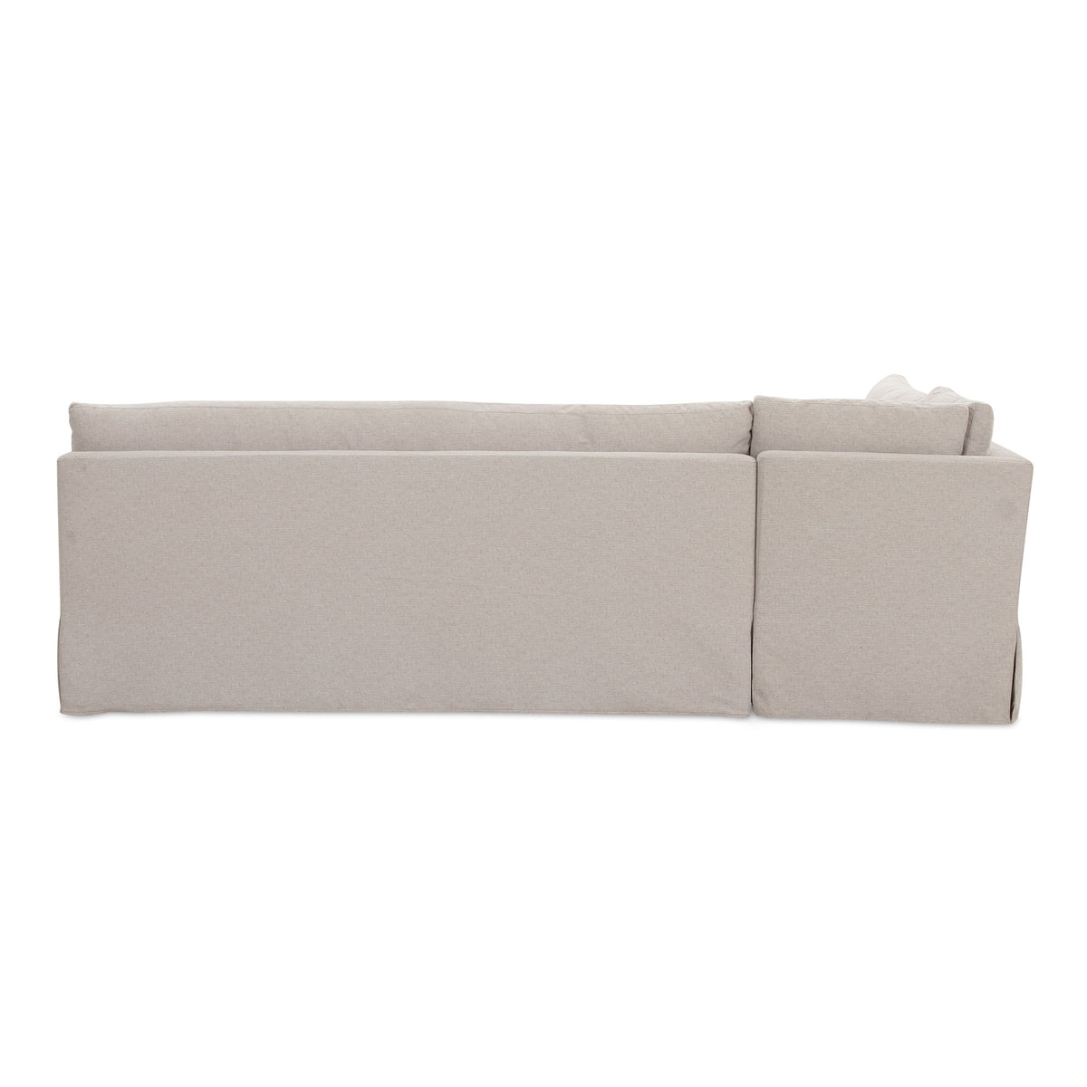 Fable - 3 Piece Slipcover Dining Banquette L-Shape - Beige