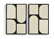 Icon - Mango Wood 2 Piece Wall Art