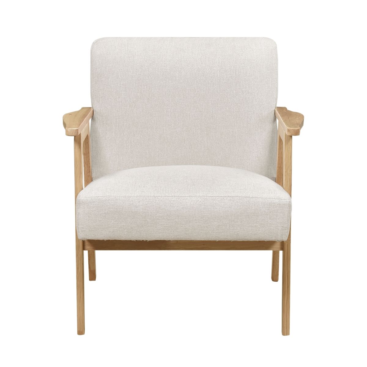 Omara - Accent Chair Light Brown Base
