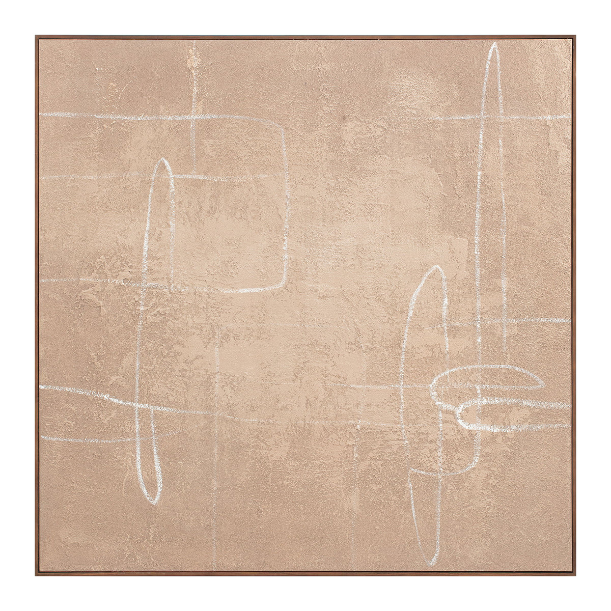 Notion - Canvas Art - Light Brown
