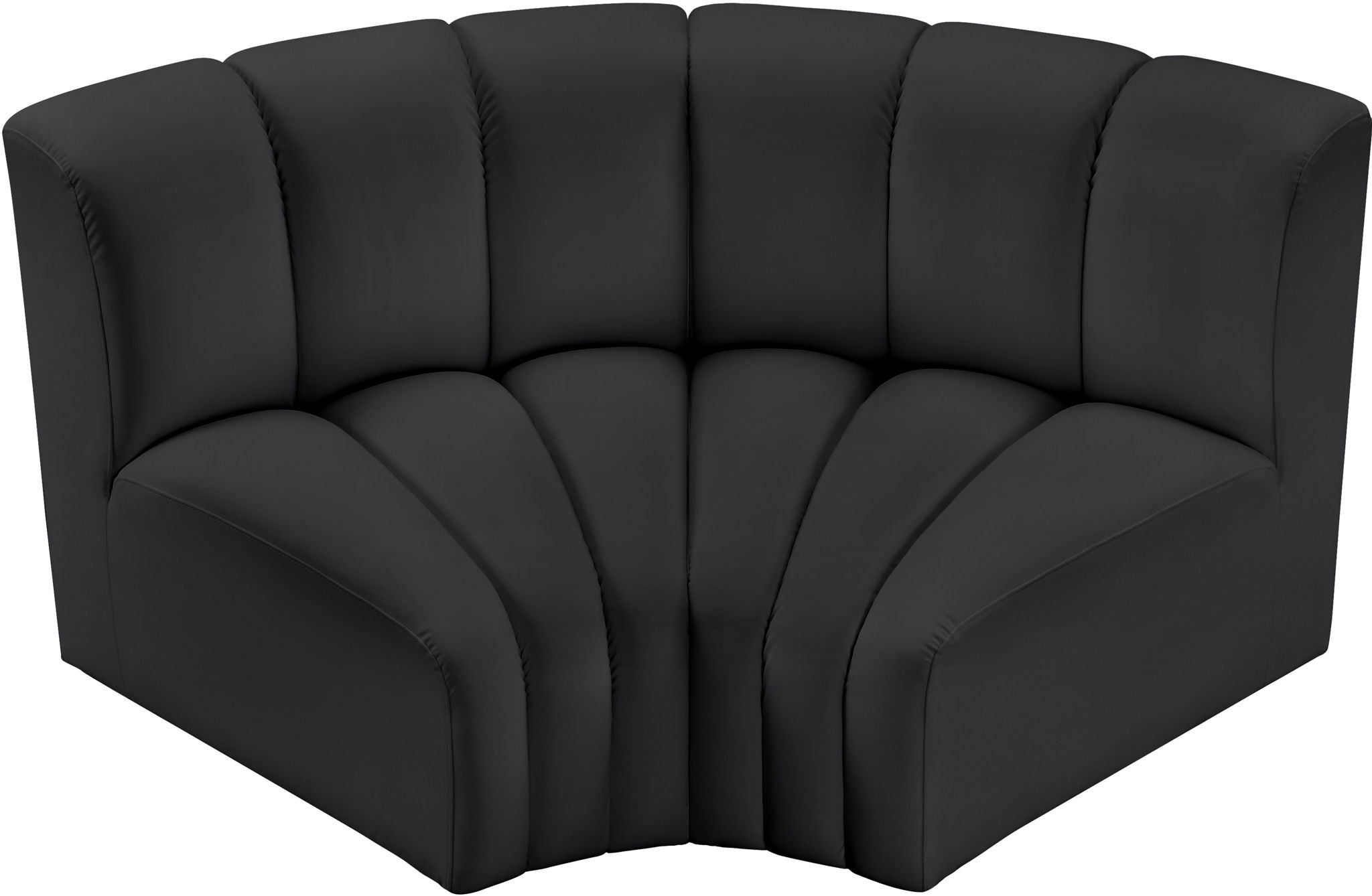 Arc - Faux Leather 2 Piece Modular Sofa