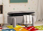 Hugo - Oval Fully Upholstered Storage Bench