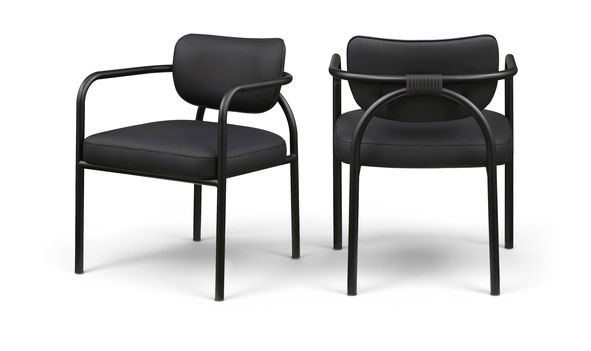 Serava - Vegan Leather Upholstered Dining Chair (Set of 2)