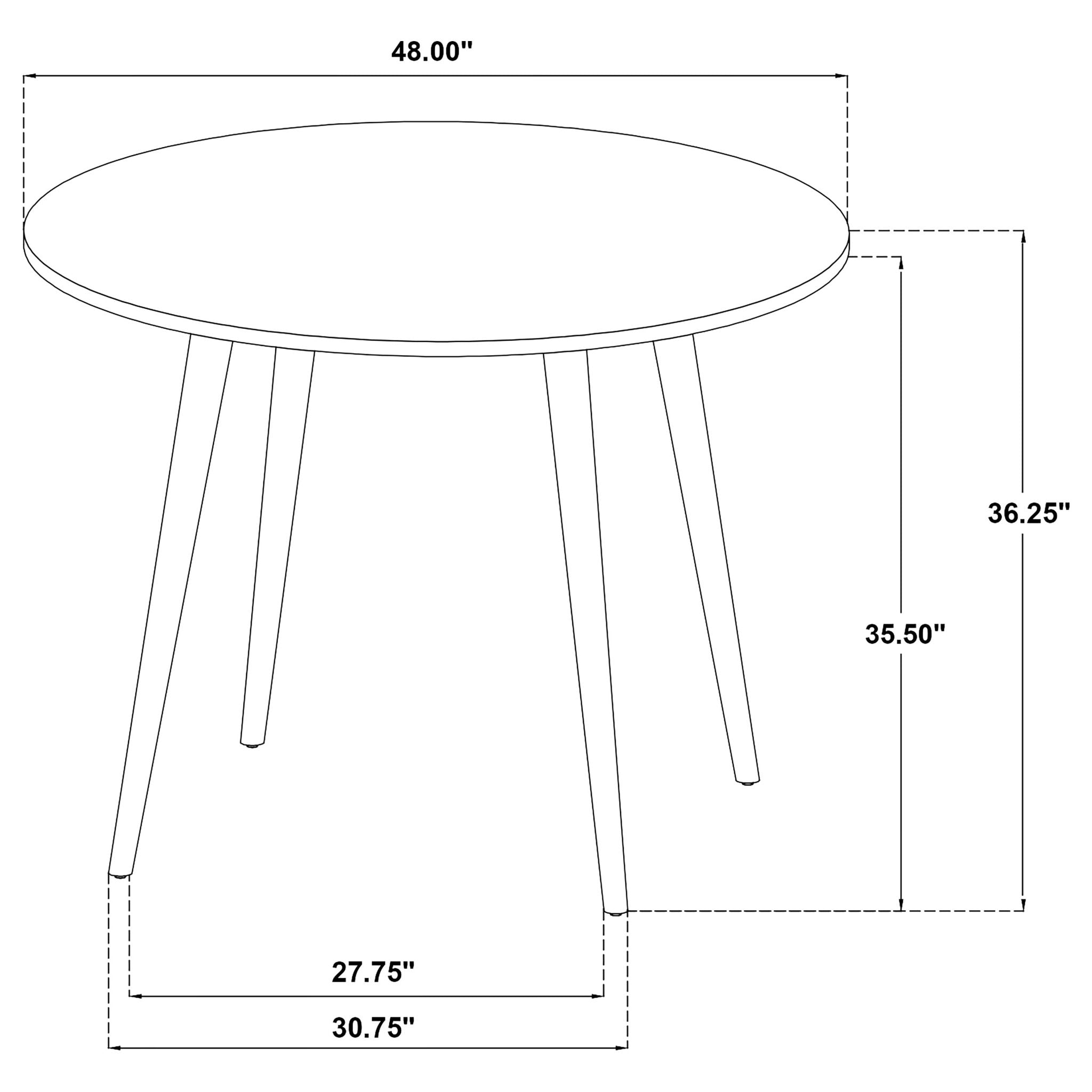 Waverly - Round Counter Height Dining Table - Light Ash