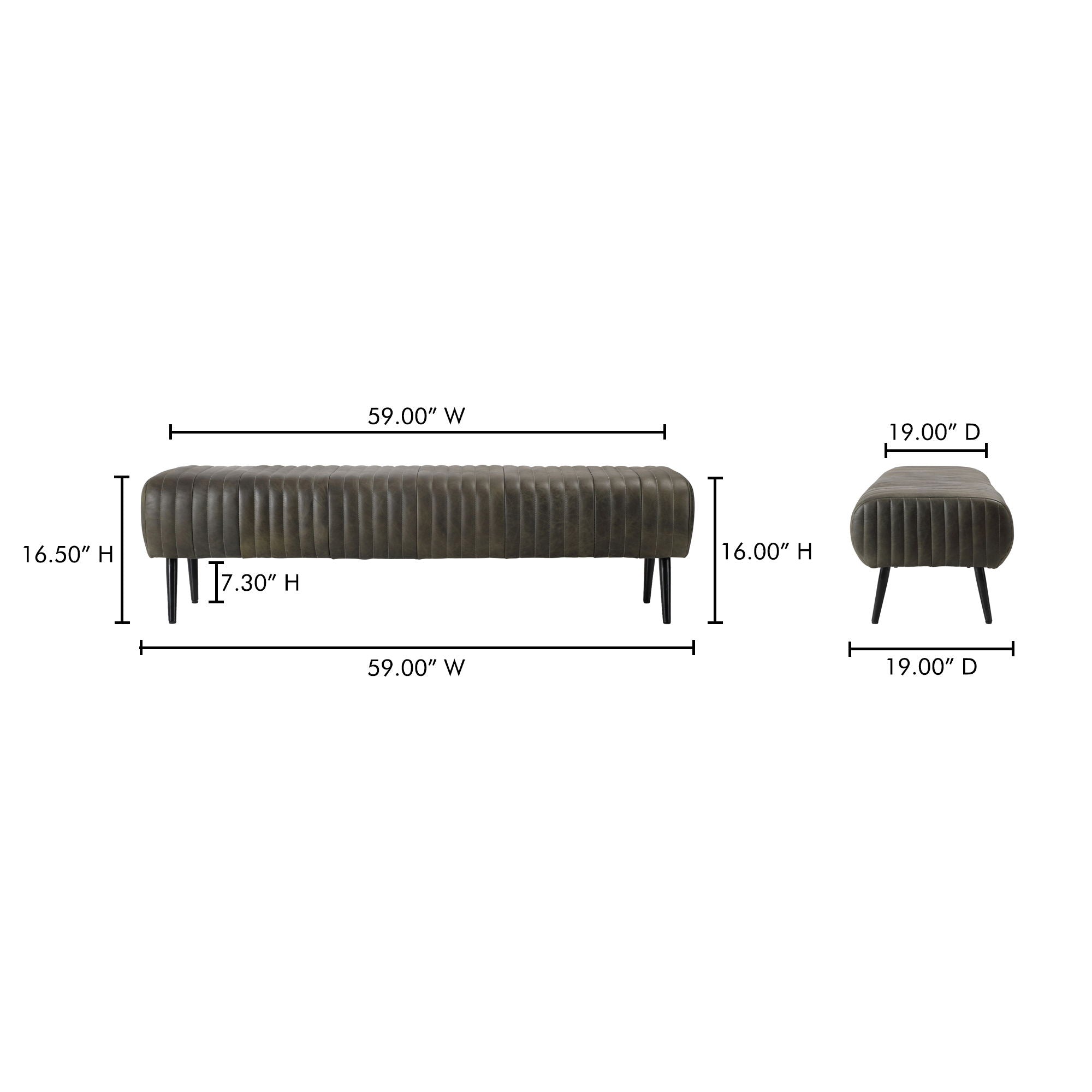 Endora - Bench - Olive