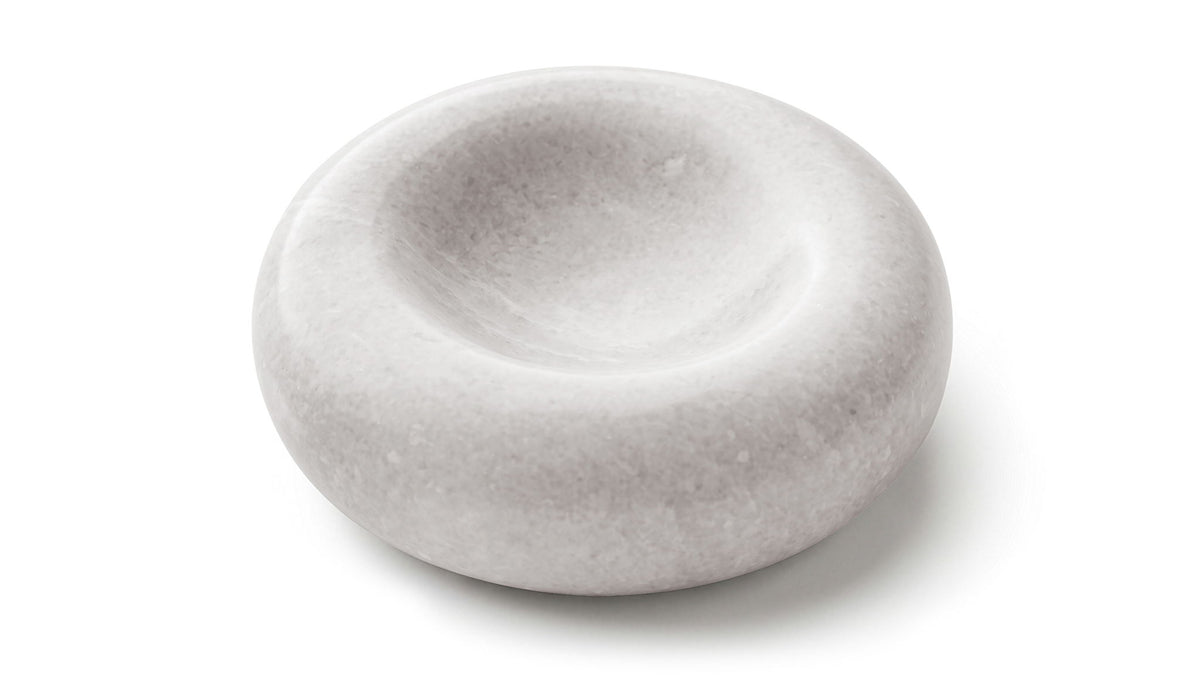Bellamare - Genuine Carrara Marble Decorative Bowl - White