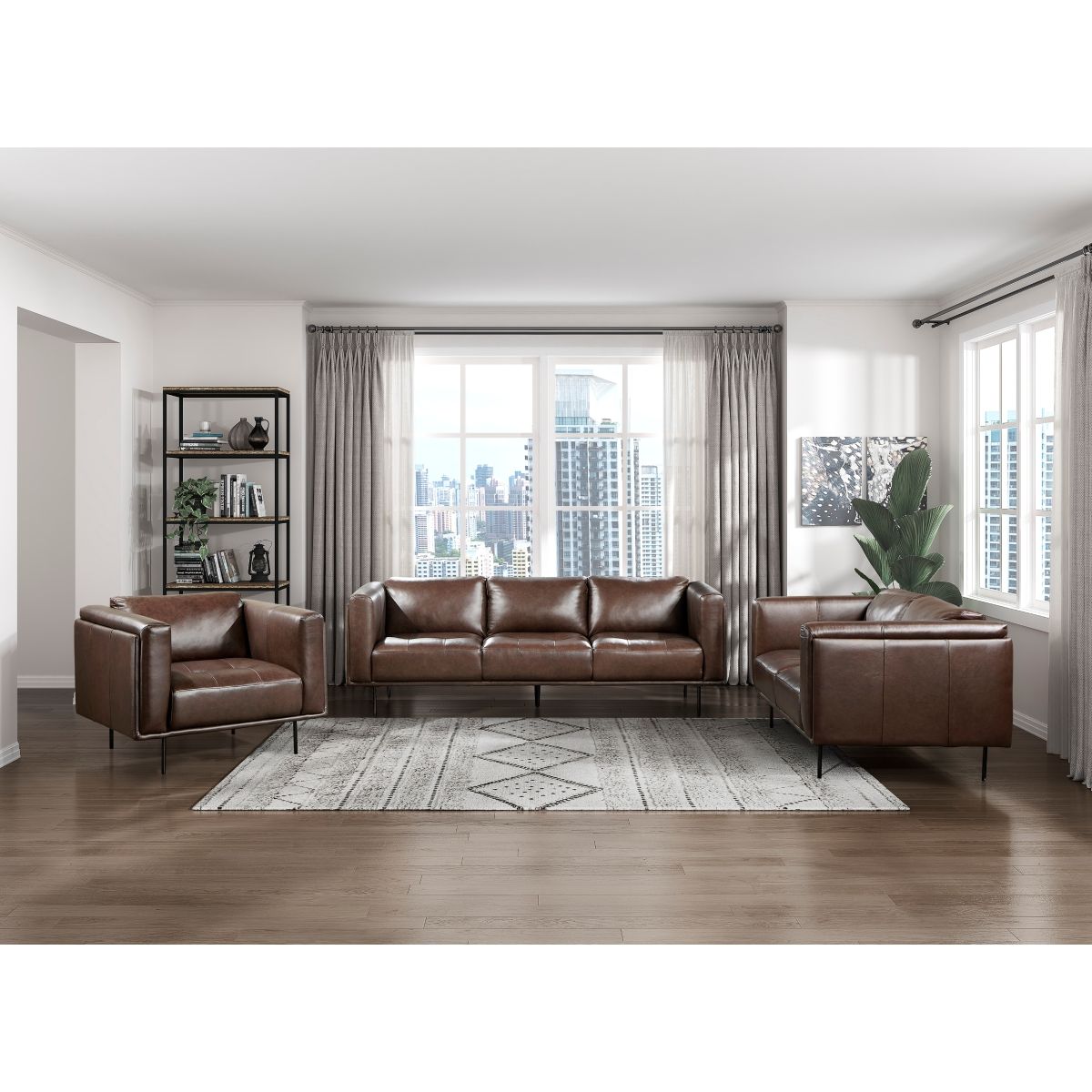 Soren - Loveseat - Brown