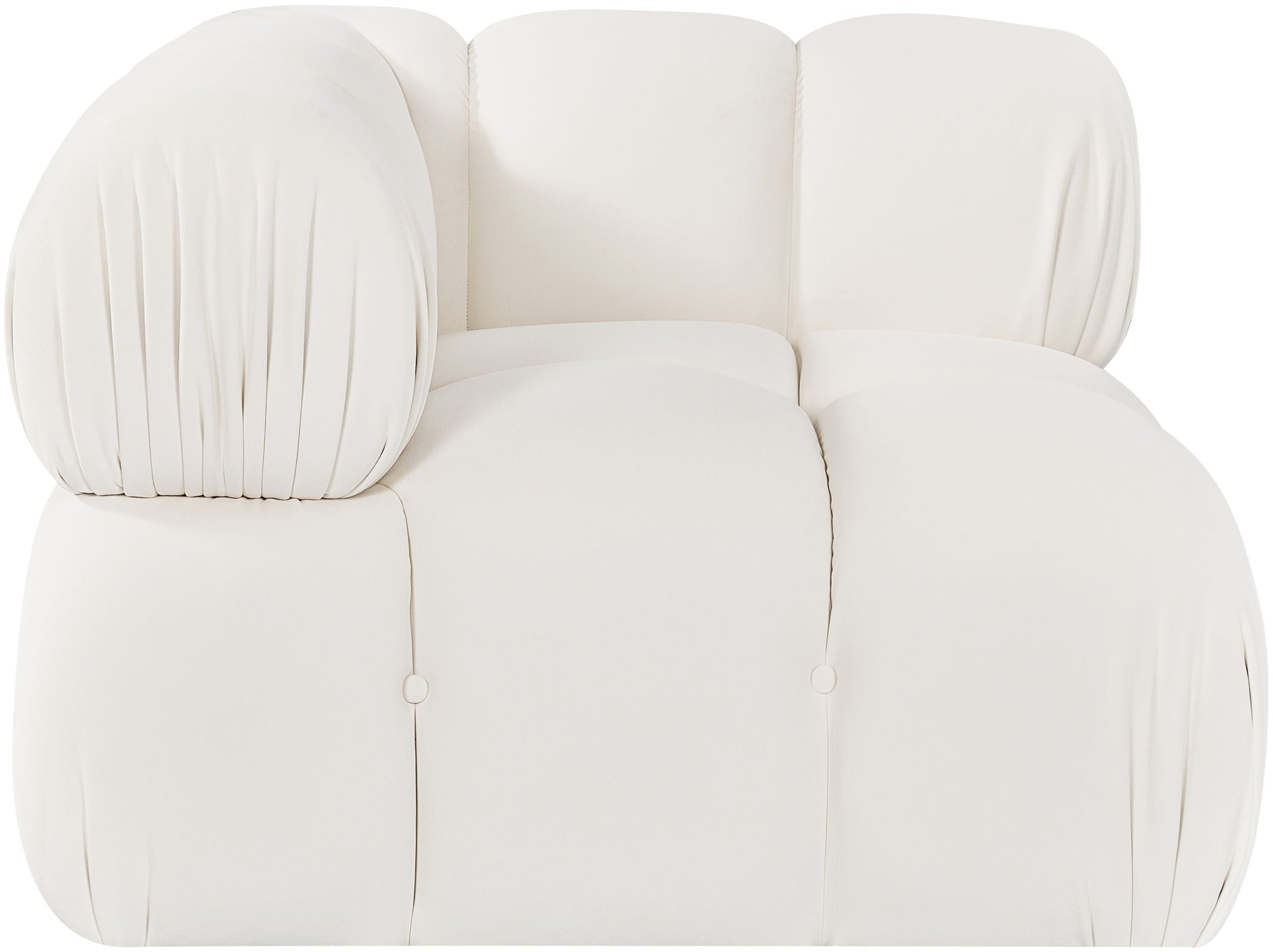 Orin - Velvet Performance Fabric Upholstered Modular Corner Chair