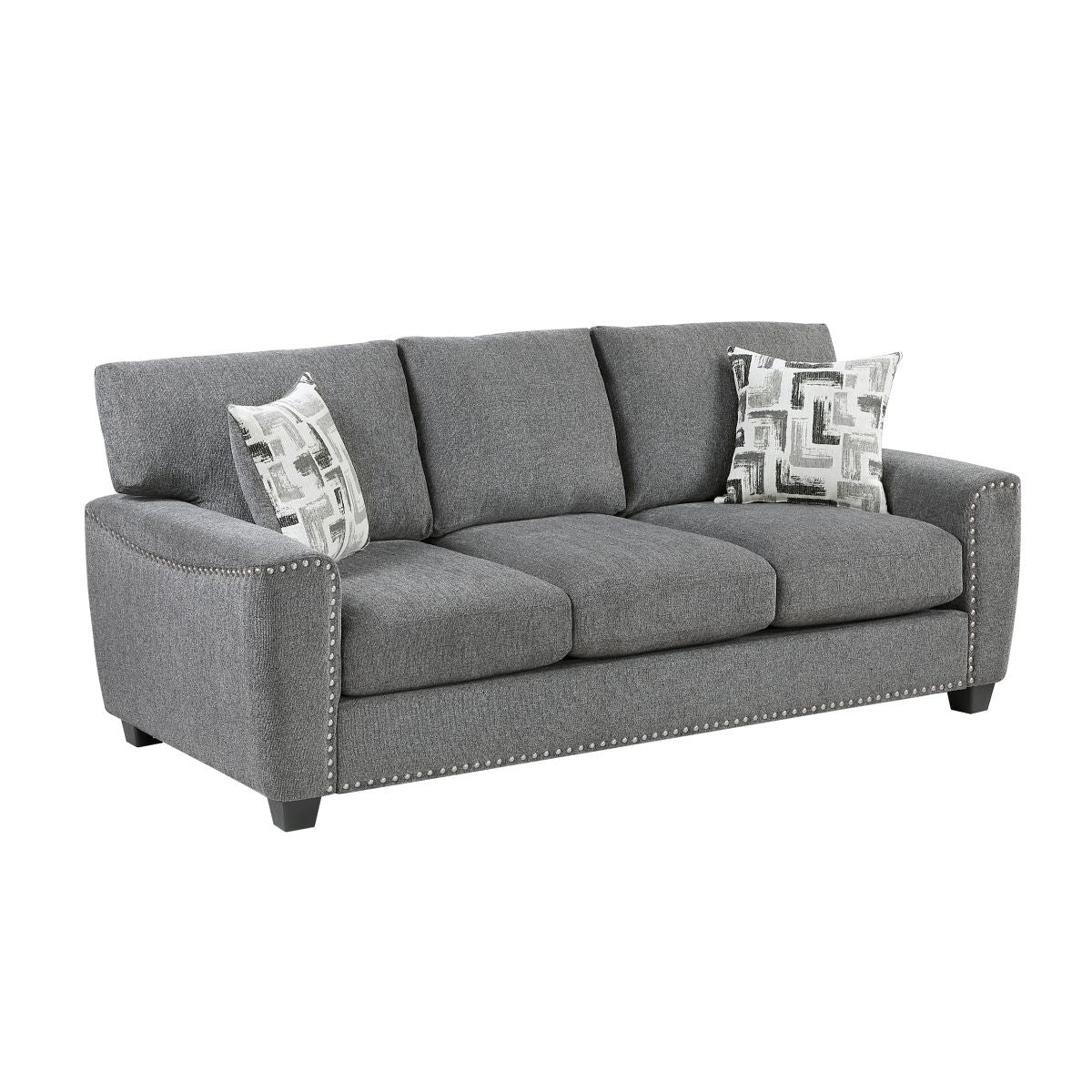 Isabel - Sofa & Loveseat - Dark Gray