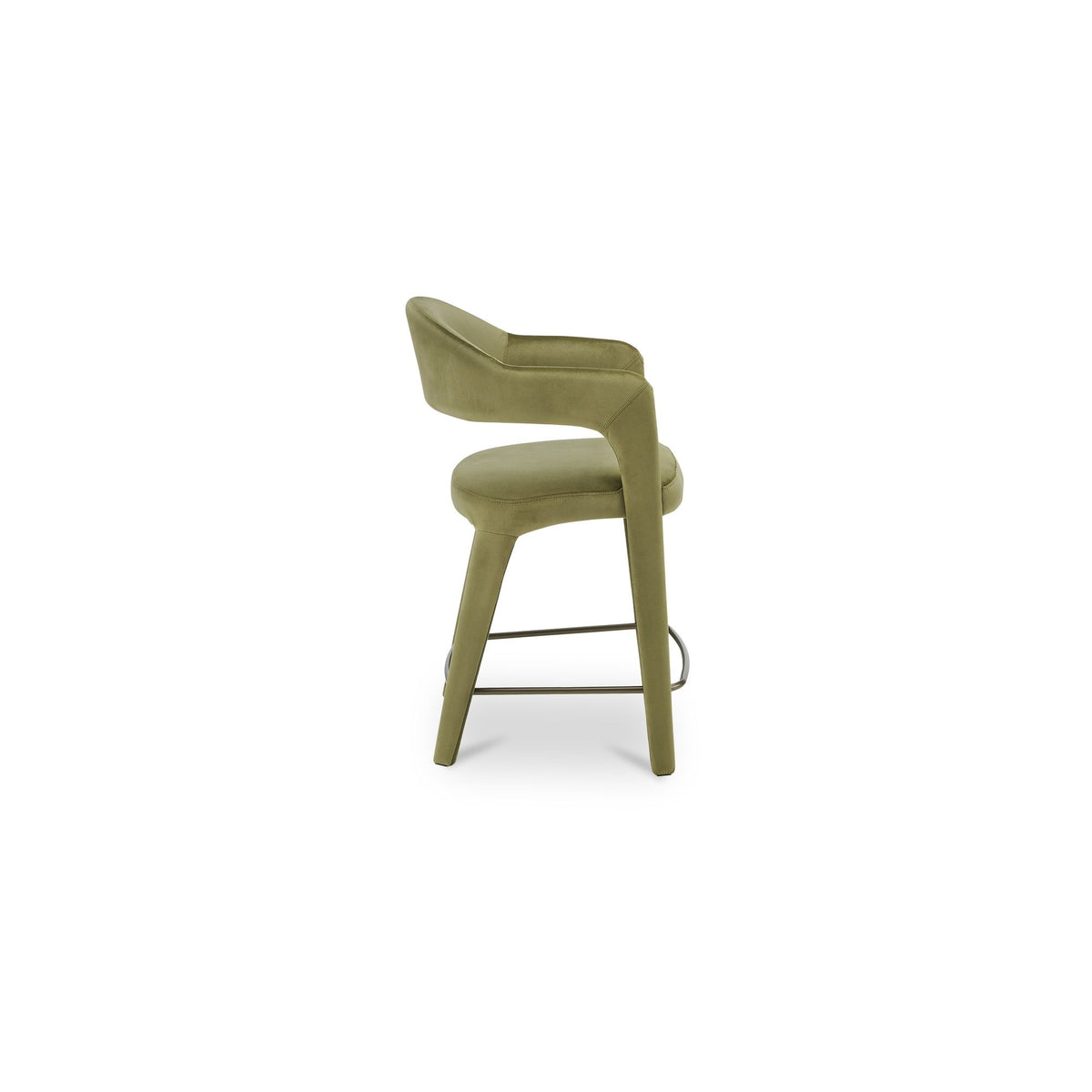Martens - Counter Stool Velvet - Green