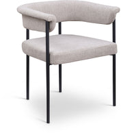 Malin - Linen Dining Chair (Set of 2) - Taupe