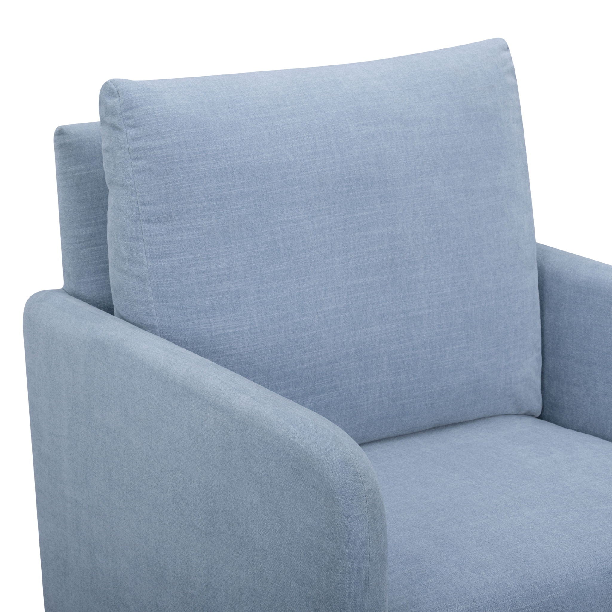 Nancy - "Easy Clean" Chambray Chenille Nursing Chair