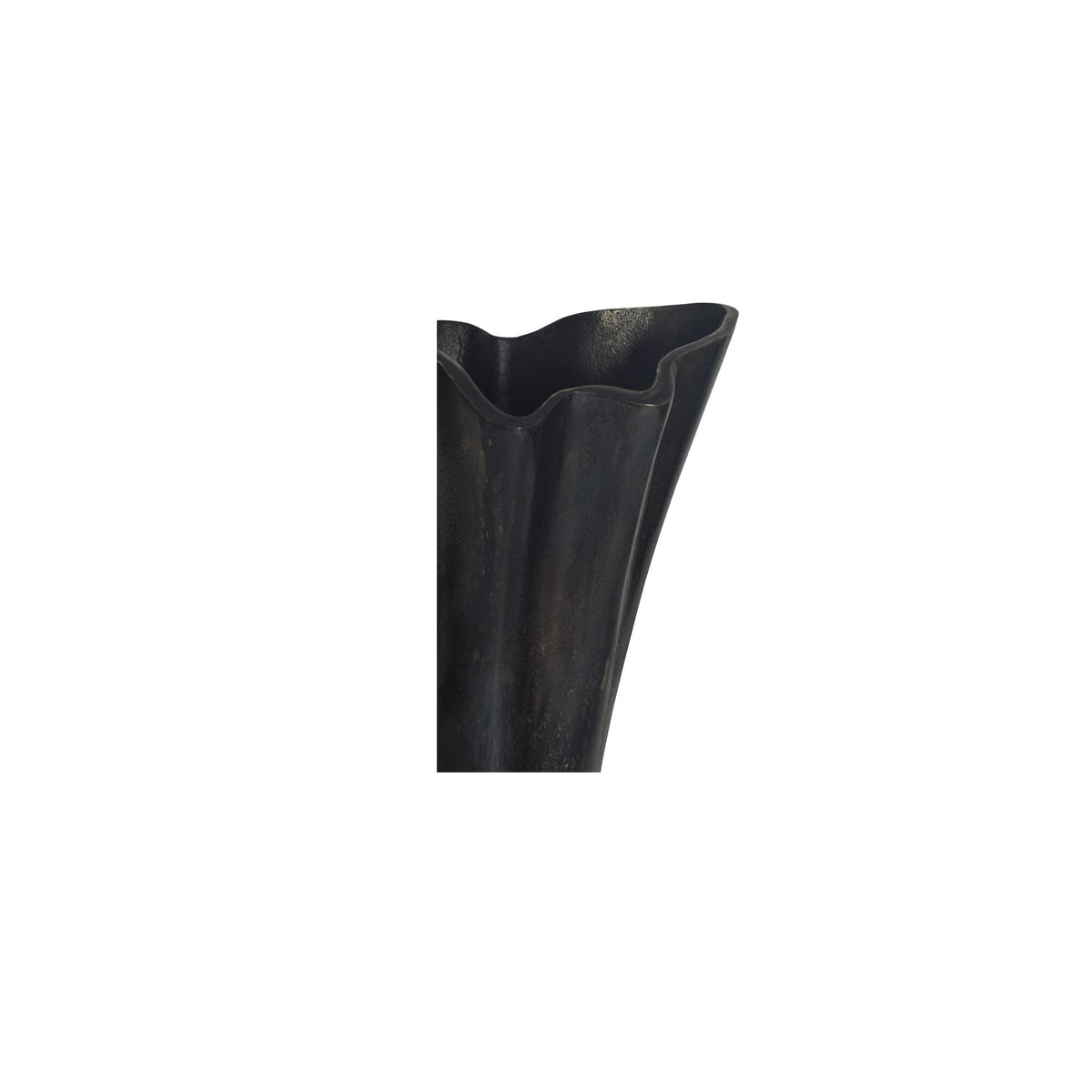 Yeri - Cast Aluminum Vase - Black