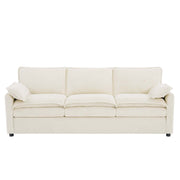Modern 3 Seater Sofa With Side Storage Pockets For Living Room