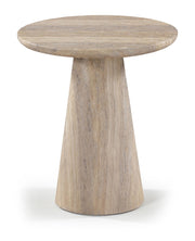 Cassino - Concrete Indoor/Outdoor End Table - Travertine