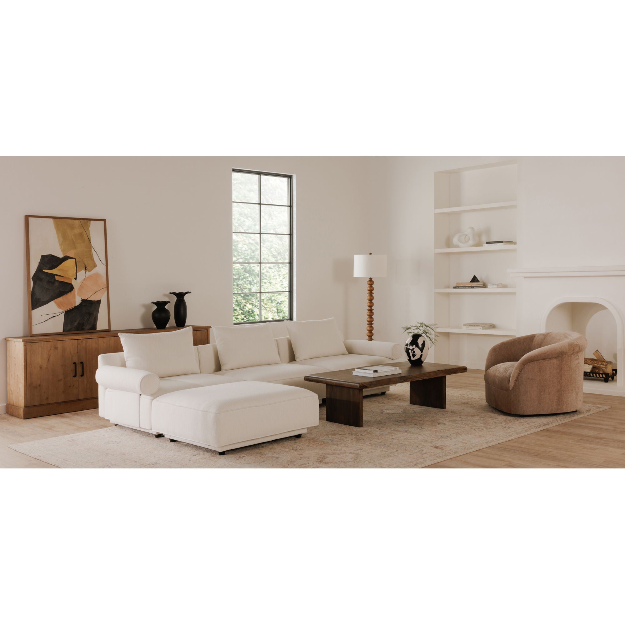 Lila - Coffee Table - Brown
