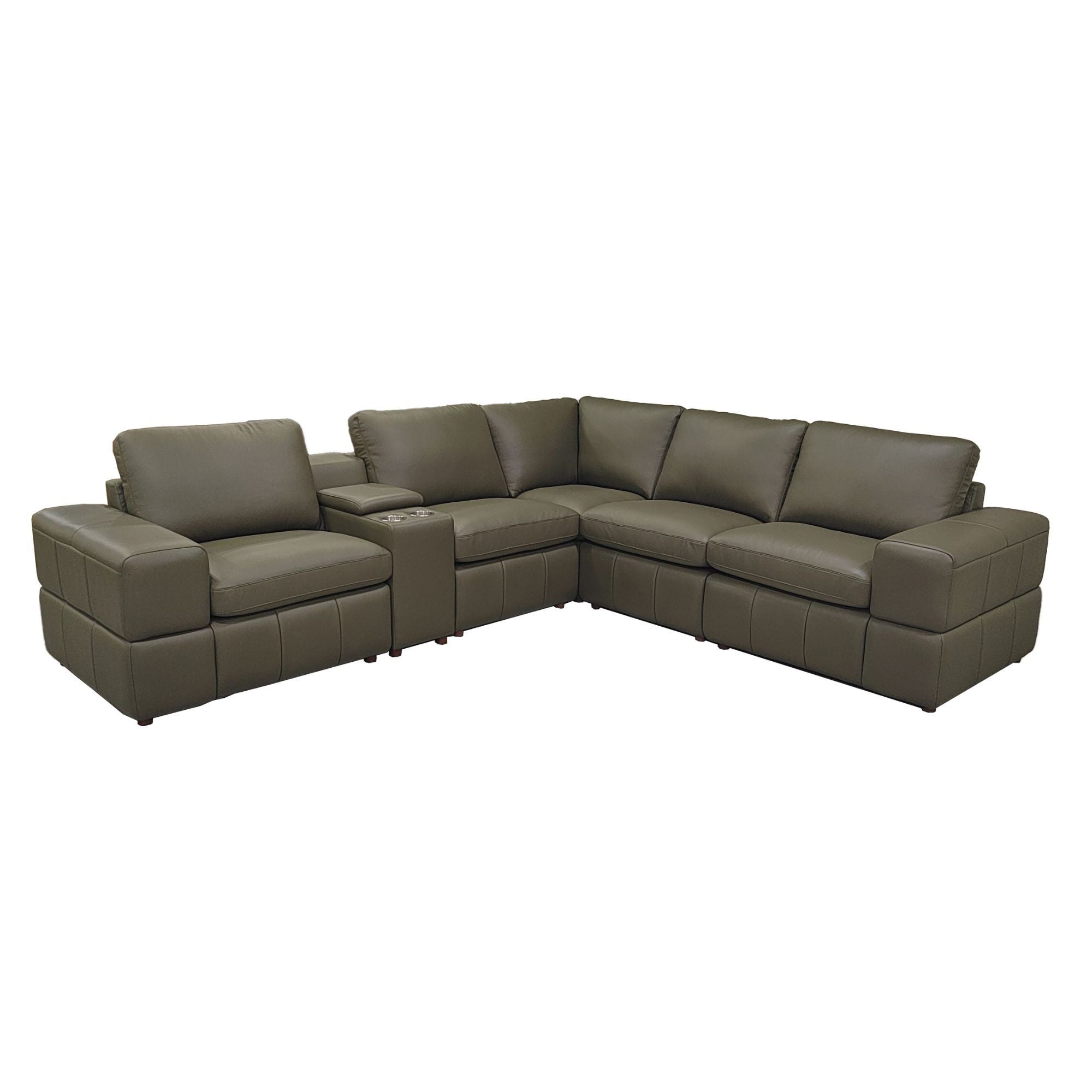 Modular Sectional With Large Square Arms