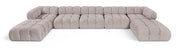 Orin - 7 Piece Modular Sectional (3 Modular Chairs, 2 Corner Chairs & 2 Ottomans)