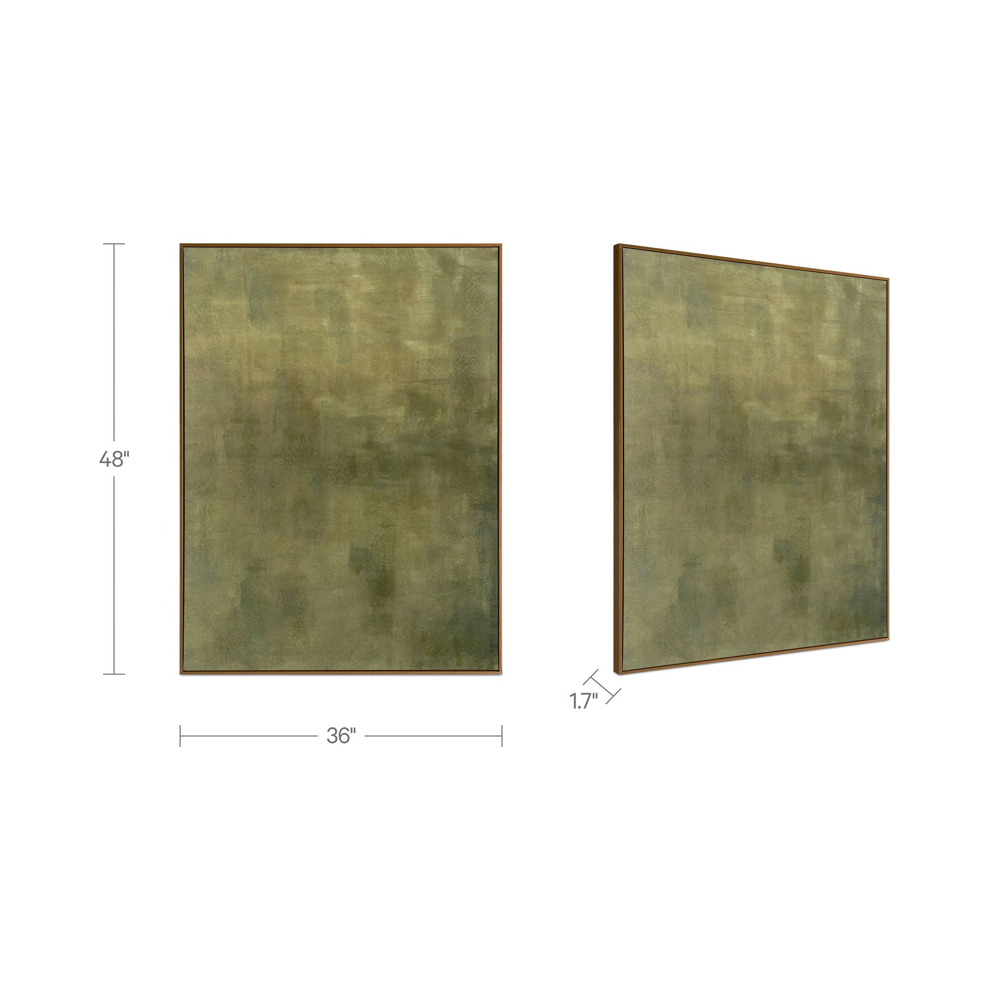 Enamor - Framed Painting - Olive