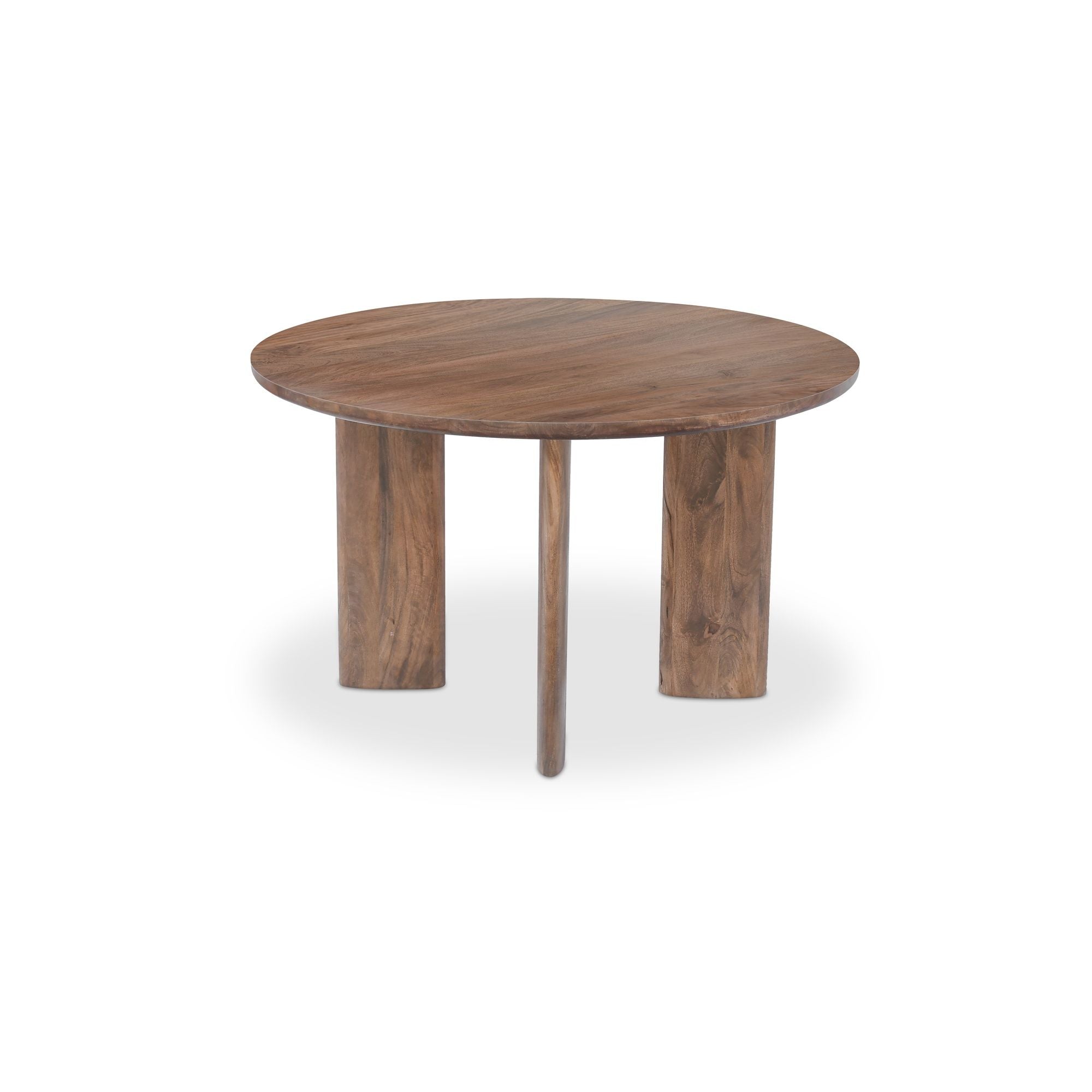 Lia - Round Dining Table - Dark Brown