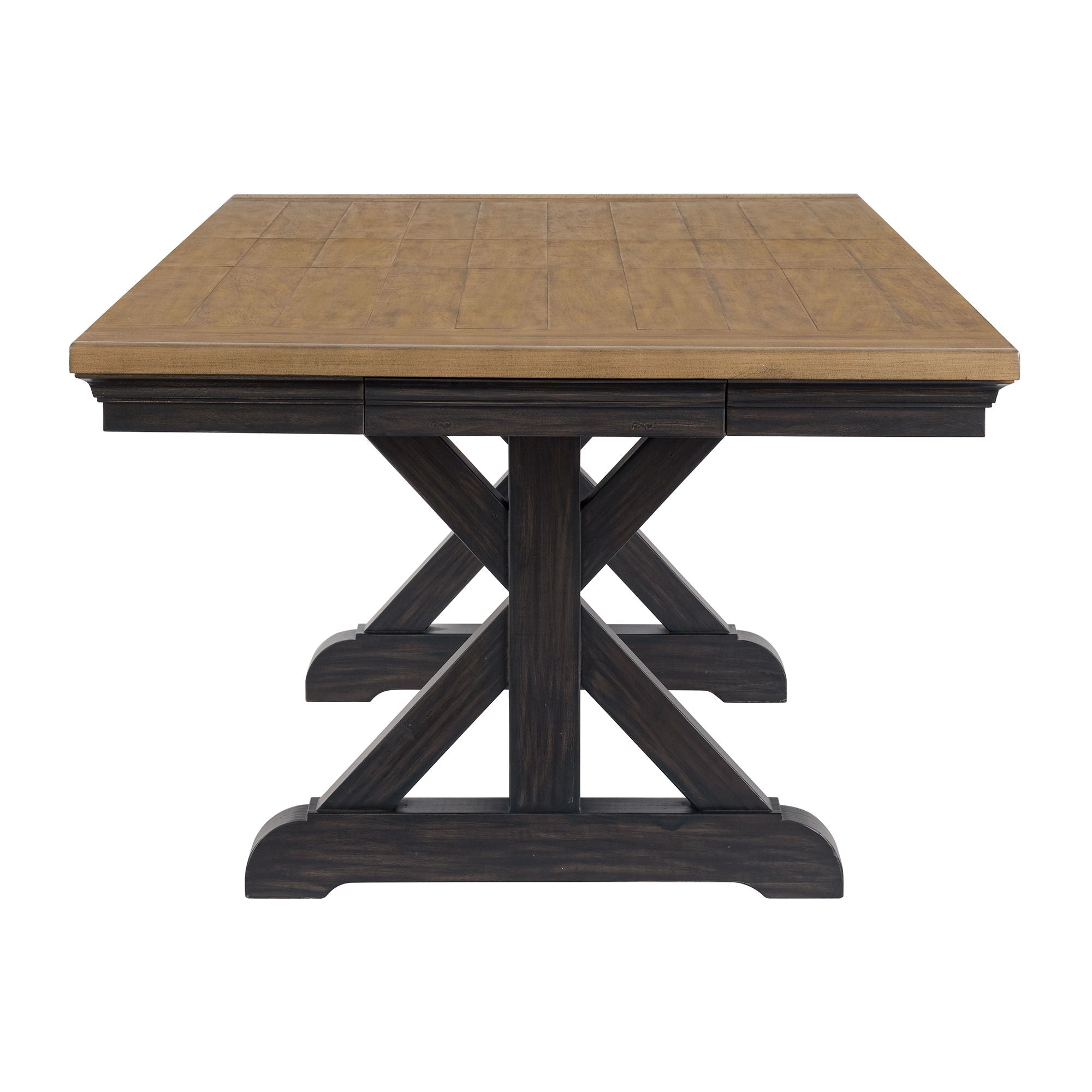 Montrose - Dining Table With 20" Leaf - Espresso And Brown