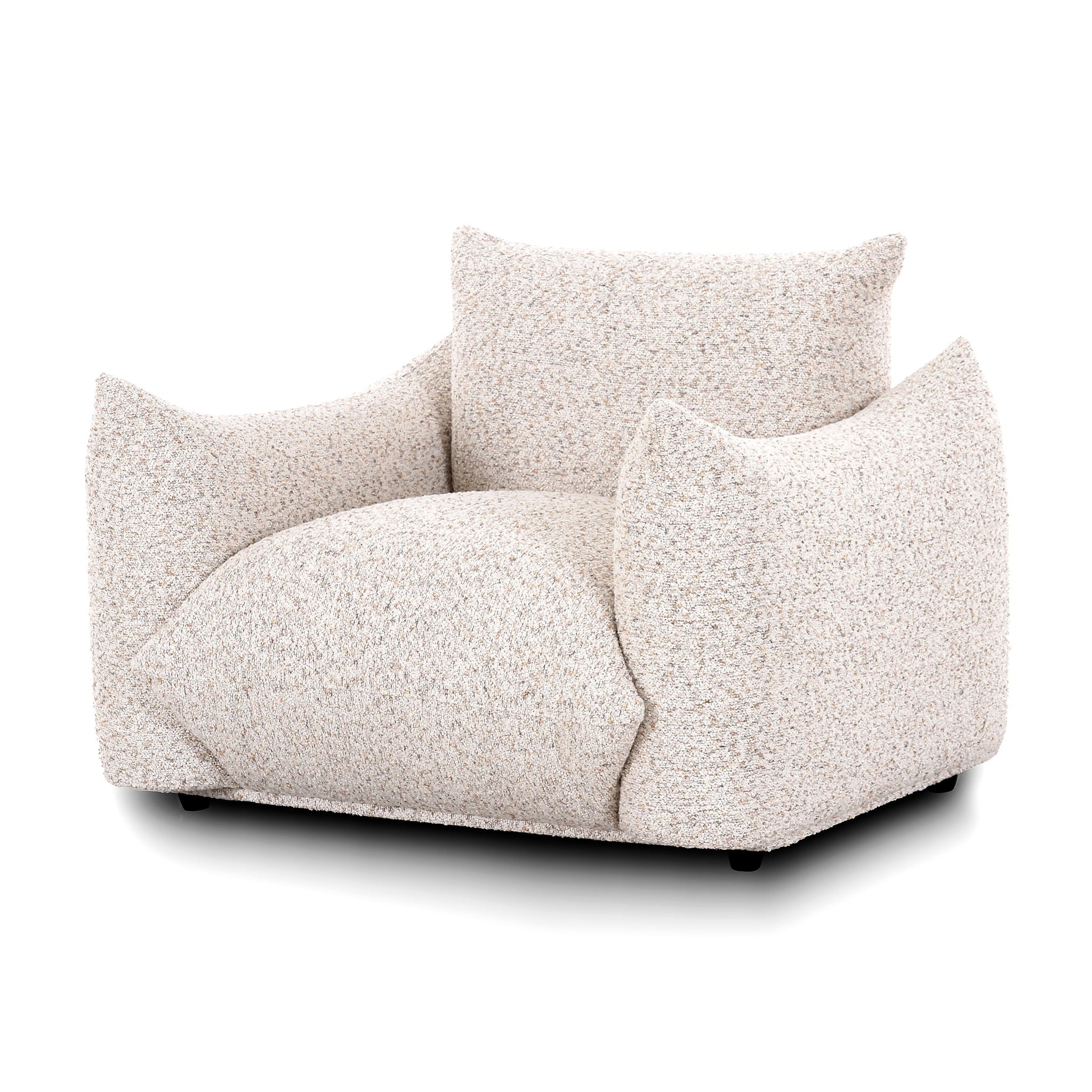 Saint Tropez - Nubby Fabric Armchair - Sand