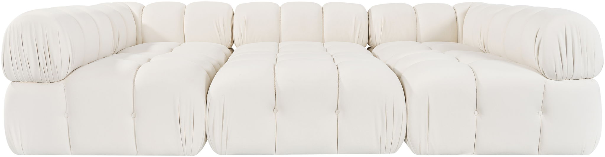 Orin - Velvet 6 Piece Modular Sectional