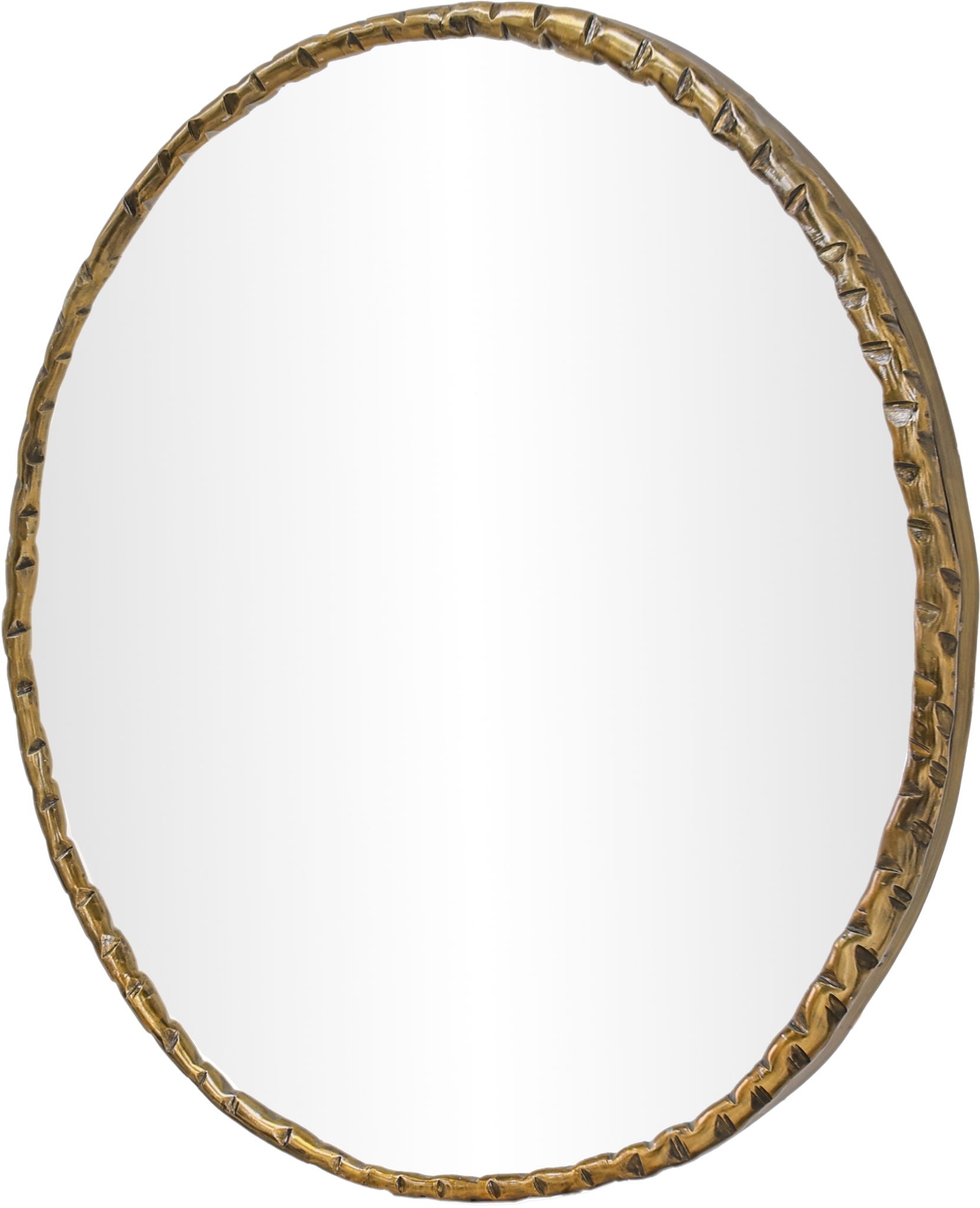 Hammer - Round Iron Mirror