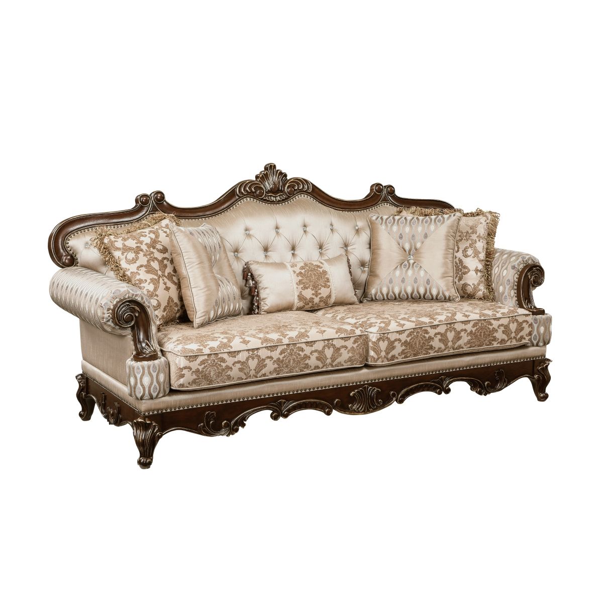 Balthasar - Sofa - Cherry / Beige