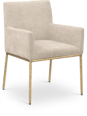Reeves - Dining Chair With Gold Legs (Set of 2)