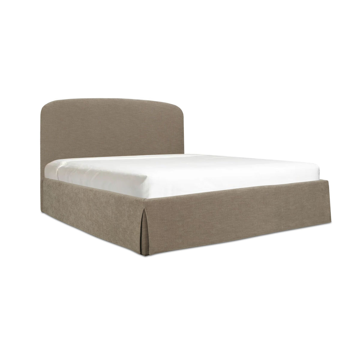 Joan - King Storage Bed - Light Taupe