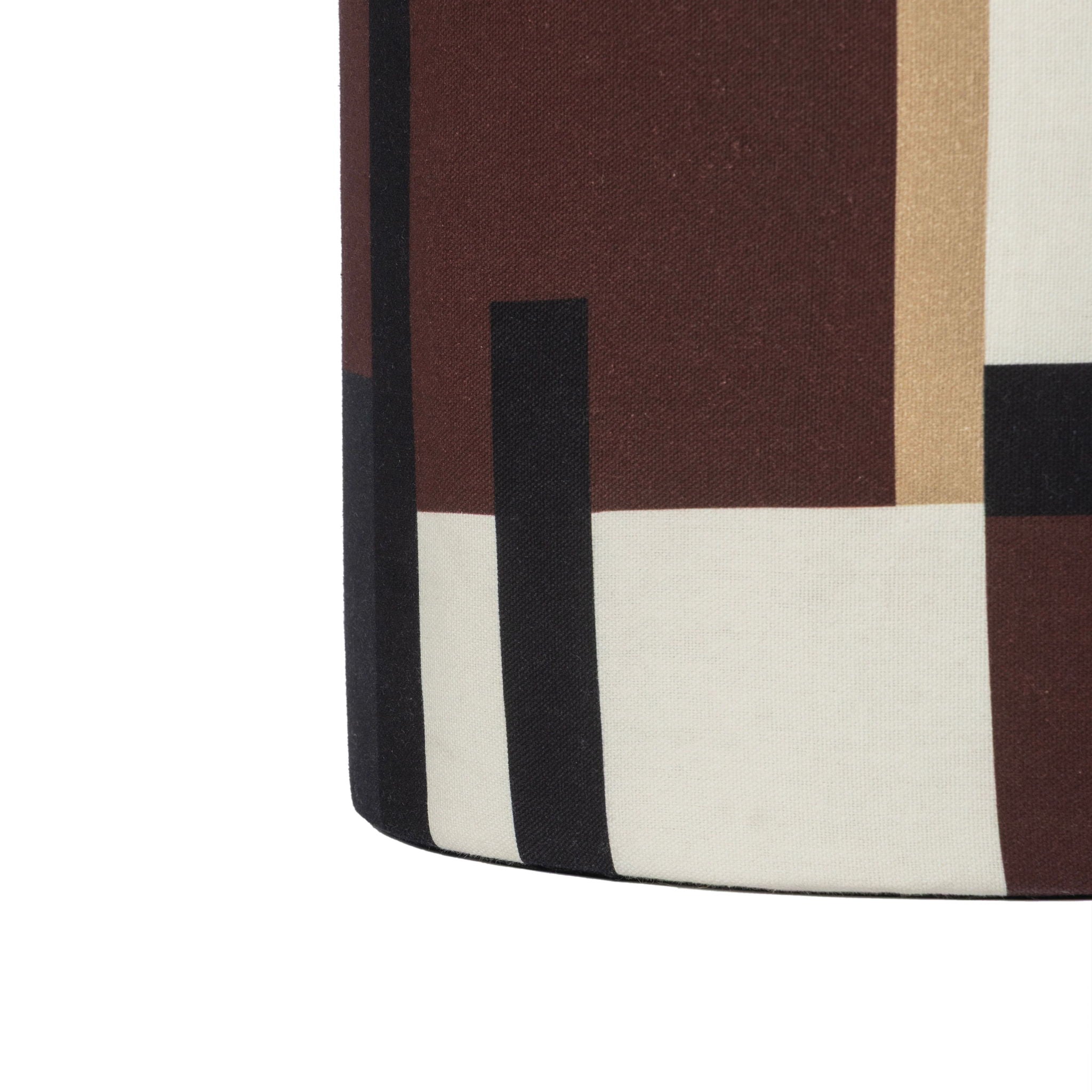 Lucy - Abstract Print Mushroom Stool