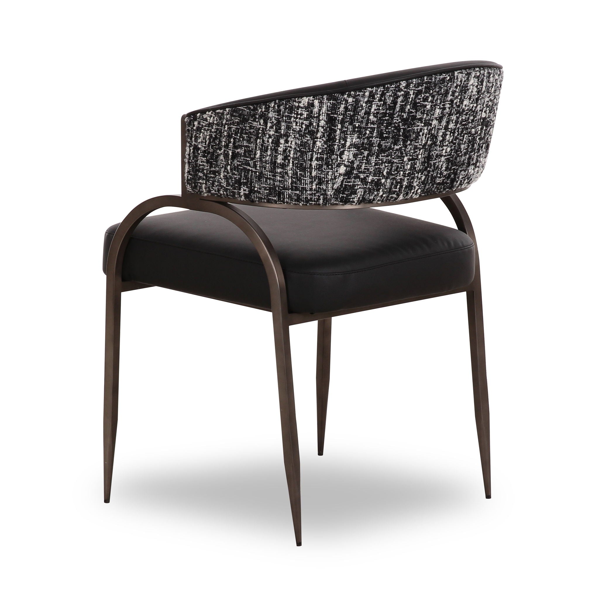 Tatum - Vegan Leather 2-Tone Dining Chair