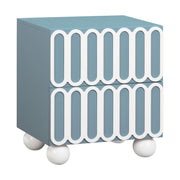 Tori - Motif Nightstand - Blue