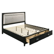 Opel - Storage Bed With LED Headboard