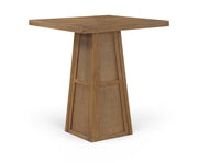 Fenwick - Cane, Oak Veneer And Solid Wood Bar Height Table