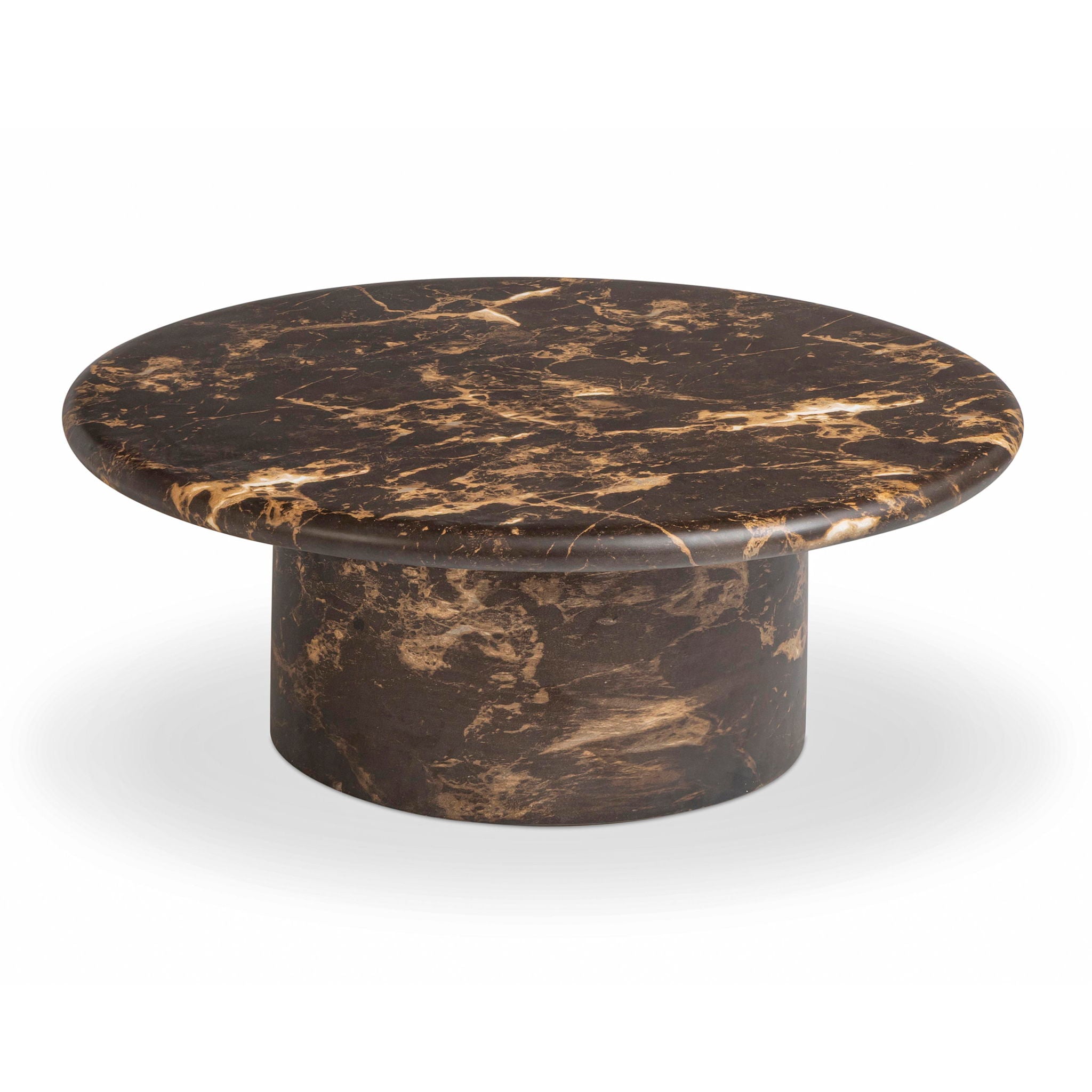 Byron - Round Coffee Table - Dark Brown
